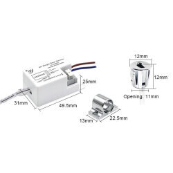 LD-ACMK01 AC 220V Single Door Cabinet Lighting Sensor - 3