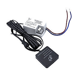 LD-ACSS-008 AC 220V Gizli Montajlı Temassız El Algılama Dolap Aydınlatma Sensörü - Siyah - 1