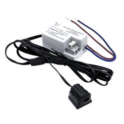 LD-ACSS03T AC 220V Hand Sweep Cabinet Lighting Sensor - Black - 1