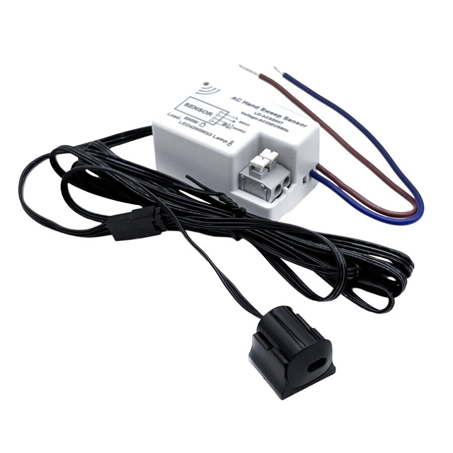 LD-ACSS03T AC 220V Temassız El Algılama Dolap Aydınlatma Sensörü - Siyah