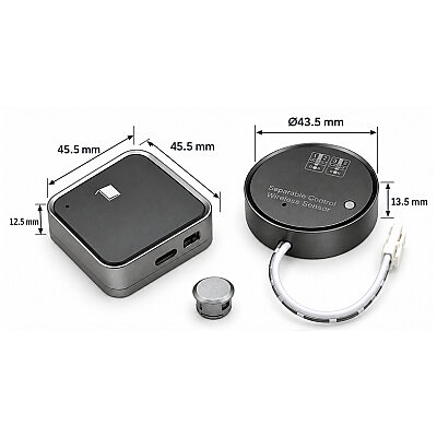 LD-FK-2.4G 12-24V Wireless Single-Door Cabinet Lighting Sensor - 2