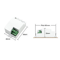 LD-LS-11 AC 220V Adjustable Microwave Radar Motion Sensor - 3