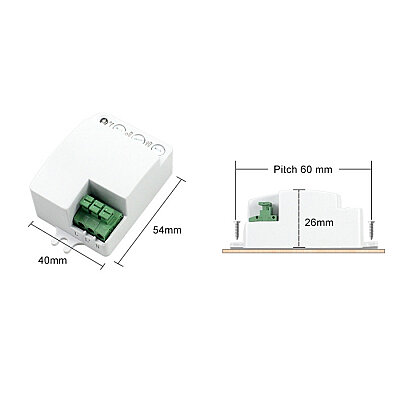 LD-LS-11 AC 220V Adjustable Microwave Radar Motion Sensor - 3