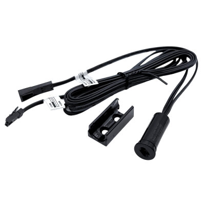 LD-MK-0002 12-24V Tek Kapı Dolap Aydınlatma Sensörü - Siyah - 1
