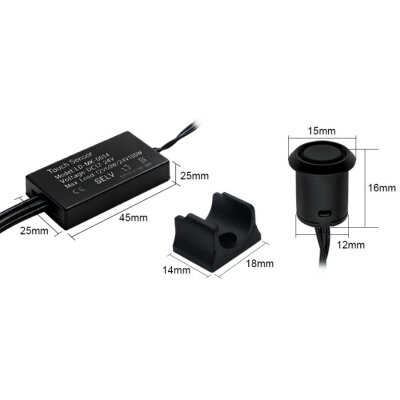 LD-MK-0014 12-24V Touch Cabinet Lighting Sensor - 2