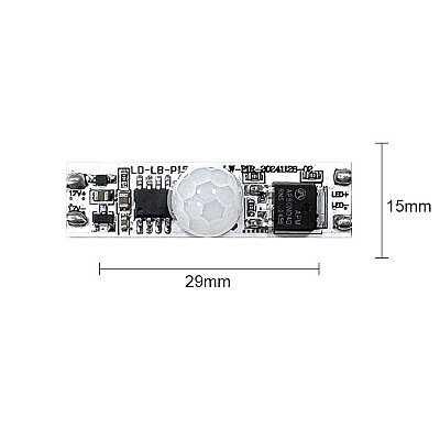 LD-MKN-001 12-24V 5A PIR Hareket Algılama Dolap Aydınlatma Sensörü - 2