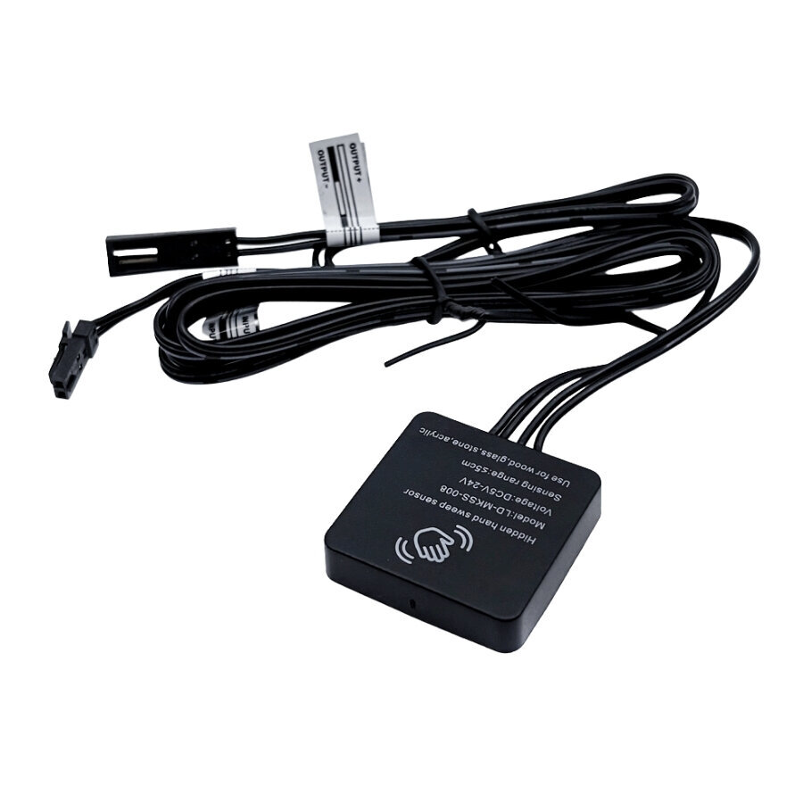 LD-MKSS-008 5-24V 5A Gizli Montajlı Temassız El Algılama Dolap Aydınlatma Sensörü - Siyah