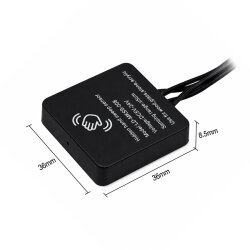 LD-MKSS-008 5-24V 5A Gizli Montajlı Temassız El Algılama Dolap Aydınlatma Sensörü - Siyah - 2