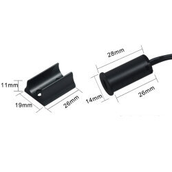 LD-SS-0002 12-24V Temassız El Algılama Dolap Aydınlatma Sensörü - Siyah - 2