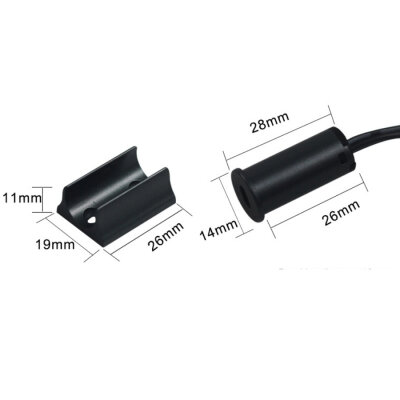 LD-SS-0002 12-24V Temassız El Algılama Dolap Aydınlatma Sensörü - Siyah - 2