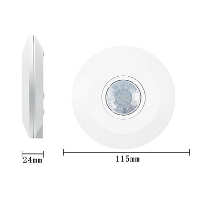 LD-TT-23 AC 220V 360° Ayarlanabilir İnce PIR Hareket Sensörü - 4