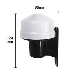 LD-TTK-08 AC 220V 10A Su Geçirmez Ayarlanabilir Otomatik Işık Sensörü - Sokak Lamba Fotoseli - 3