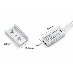 LD0027 12-24V Single Door Cabinet Lighting Sensor - 3
