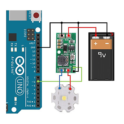 LD24AJTA DC 6-25V 20W Adjustable LED Driver PWM Module - 7