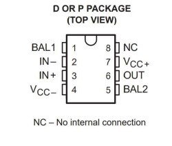 LF411CN DIP-8 OpAmp Entegresi - 2