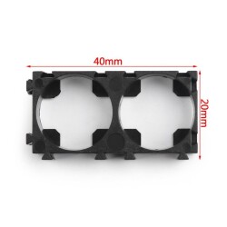Li-ion 18650 2'li Pil Tutucu Braket - 3