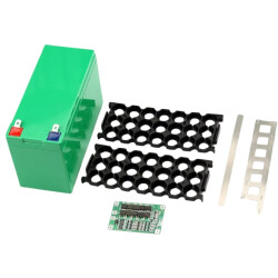 Li-ion 18650 3S 7P 12V 21'li Battery Box Set - Green