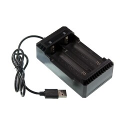 Li-ion USB 18650/22650/26650 3.7V Battery Charger 2 Packs