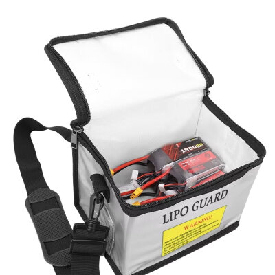 Lipo Pil Kemerli Yanmaz Koruma Çantası - 215x145x165mm - 2