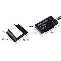 LJ-CM-02 12-24V 5A Dual Color Touch Mirror Sensor - 3
