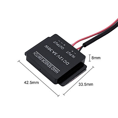 LJ-CM-03 12V 3A Tek Renk Temassız El Algılama Ayna Sensörü - 3