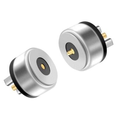 LK-MAG-2PIN-R1052 2-Pin 10mm Pogo Pin Magnetic Connector Set - 1