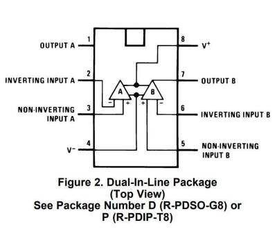 LM1458 DIP8 Integrated - 2