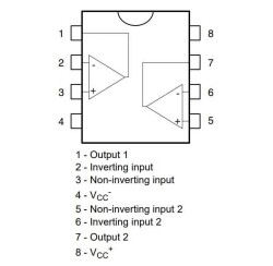 LM258AWYPT TSSOP-8 OpAmp Entegresi - 2