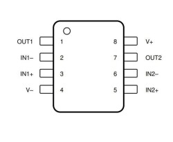 LM258DR SOIC-8 SMD OpAmp Entegresi - 2