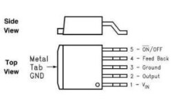 LM2596S-ADJ SMD DPAK-2 TO-263-5 Adjustable Voltage Regulator - 2