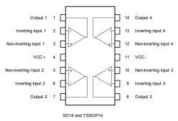 LM2902DT SOIC-14 SMD OpAmp Entegresi - 2