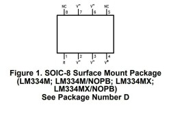 LM334MX/NOPB SOIC-8 SMD Entegre - 2