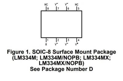 LM334MX/NOPB SOIC-8 SMD Entegre - 2