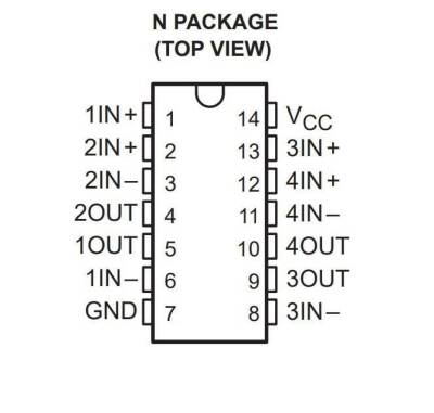 LM3900N DIP-14 OpAmp Entegresi - 2
