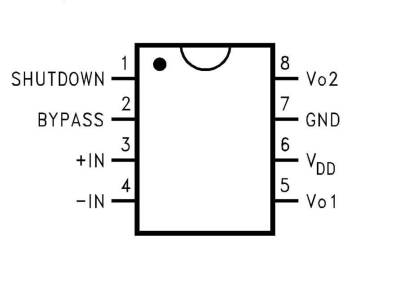 LM4871MX/NOPB 3W Ses ve Güç Amplifikatör Entegresi - 2