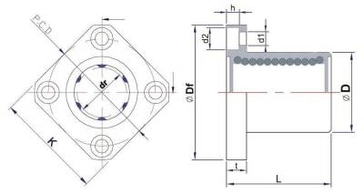 LMEK10UU 10mm Lineer Rulman - 3
