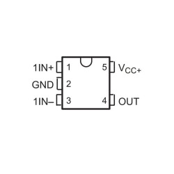 LMV321ILT SOT-23 SMD OpAmp IC - 2