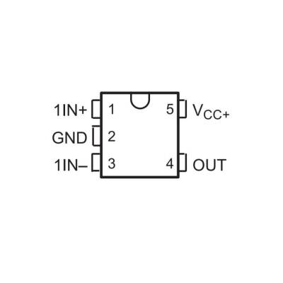 LMV321ILT SOT-23 SMD OpAmp IC - 2