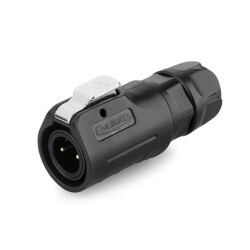 LP-12-C02PE-02-001 2-Pin Su Geçirmez Konnektör - Erkek