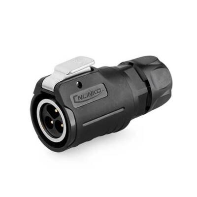 LP-16-C03PE-01-001 3-Pin Su Geçirmez Konnektör - Erkek - 1