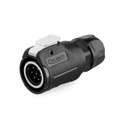 LP-16-C07PE-01-001 7-Pin Su Geçirmez Konnektör - Erkek