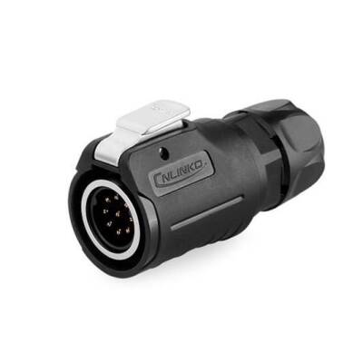 LP-16-C09PE-01-001 9-Pin Su Geçirmez Konnektör - Erkek - 1