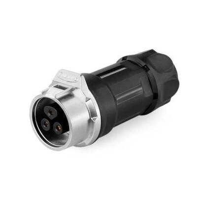 LP-16-J03PP-01-001 3-Pin Su Geçirmez Konnektör - Dişi - 1