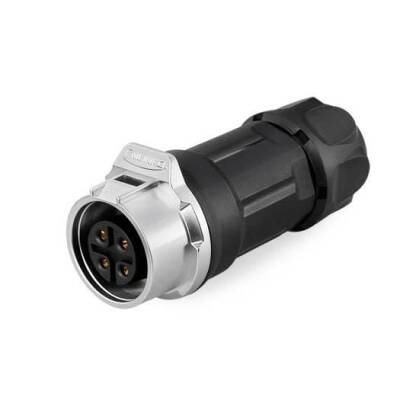 LP-16-J04PP-01-001 4-Pin Su Geçirmez Konnektör - Dişi - 1