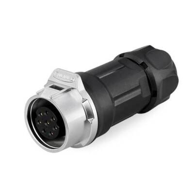 LP-16-J08PP-01-001 8-Pin Su Geçirmez Konnektör - Dişi - 1