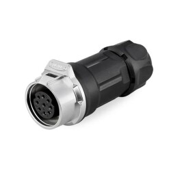 LP-16-J09PP-01-001 9-Pin Waterproof Connector - Female