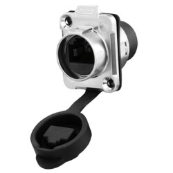 LP-16-J/RJ45/110/SX-03-201 Waterproof Ethernet Connector - Female