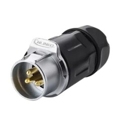 LP-20-C03PP-01-001 3-Pin Waterproof Connector - Male