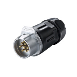 LP-20-C07PP-01-001 7-Pin Waterproof Connector - Male