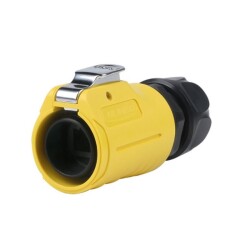 LP-20-C/RJ45/015/PE-42-001 Waterproof Ethernet Connector - Male